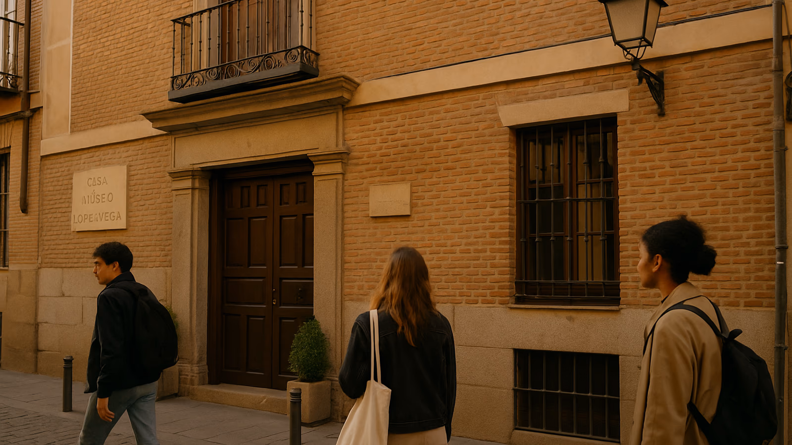 Vista de la Casa-Museo Lope de Vega en el Barrio de las Letras