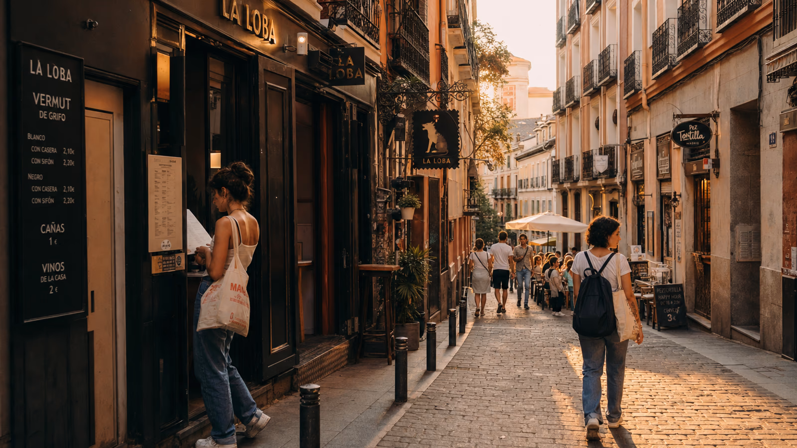 Typical tapas plate near Puerta del Sol